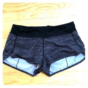 Lululemon speed shorts